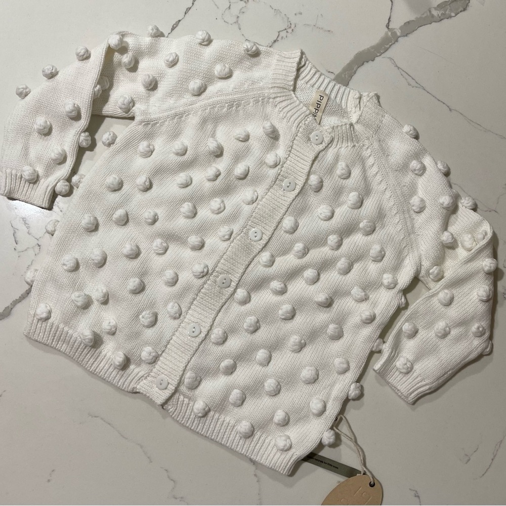 Wear pippin knit popcorn cardigan